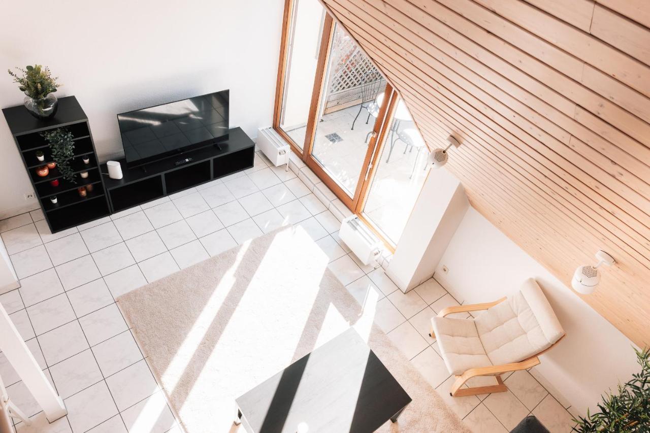 Maisonette-Wohnung Airport/Messe Stuttgart - Balkon - Parkplatz - Netflix Filderstadt Exterior foto
