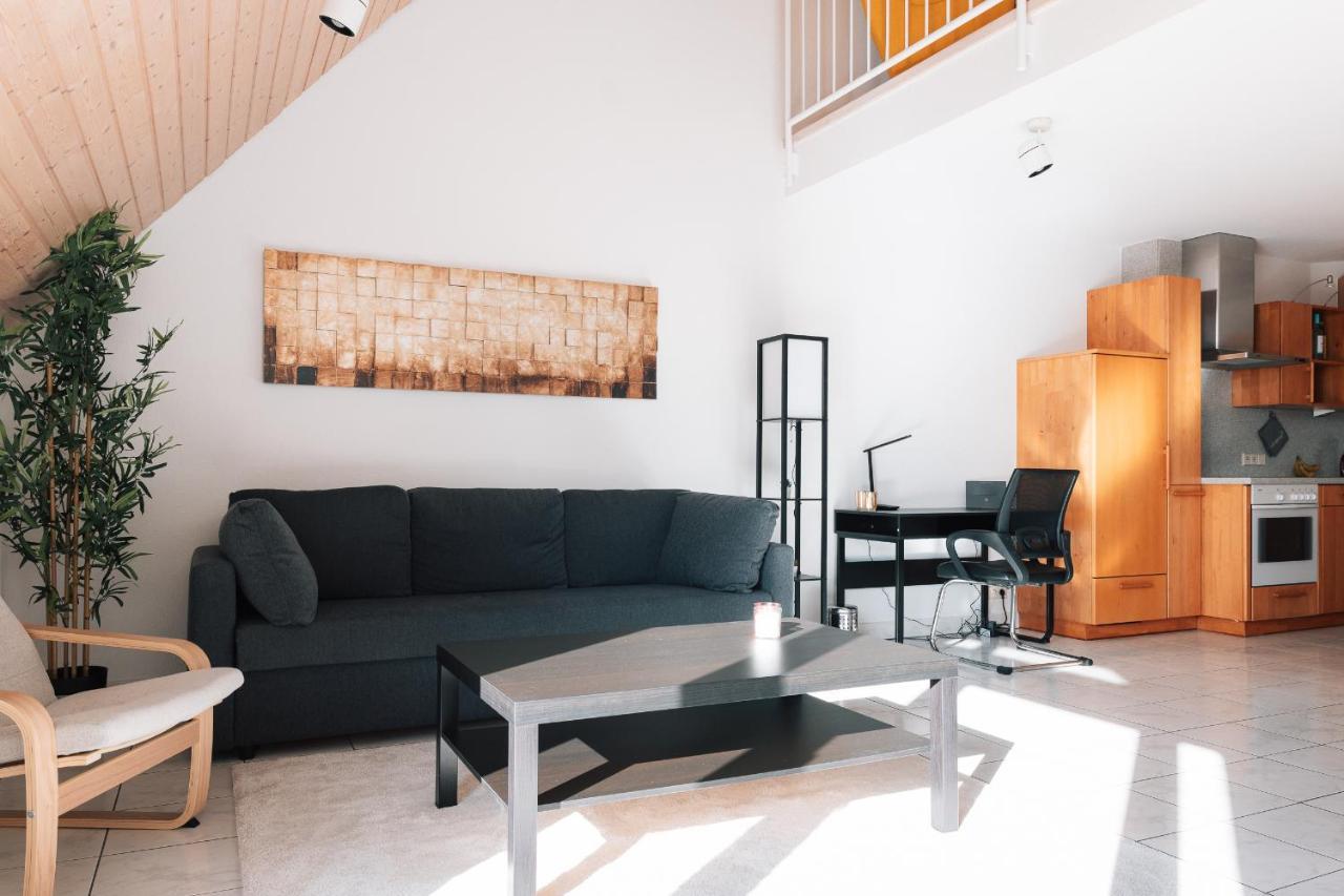 Maisonette-Wohnung Airport/Messe Stuttgart - Balkon - Parkplatz - Netflix Filderstadt Exterior foto